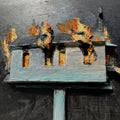 "Burning House" Architectural Art Sculpture