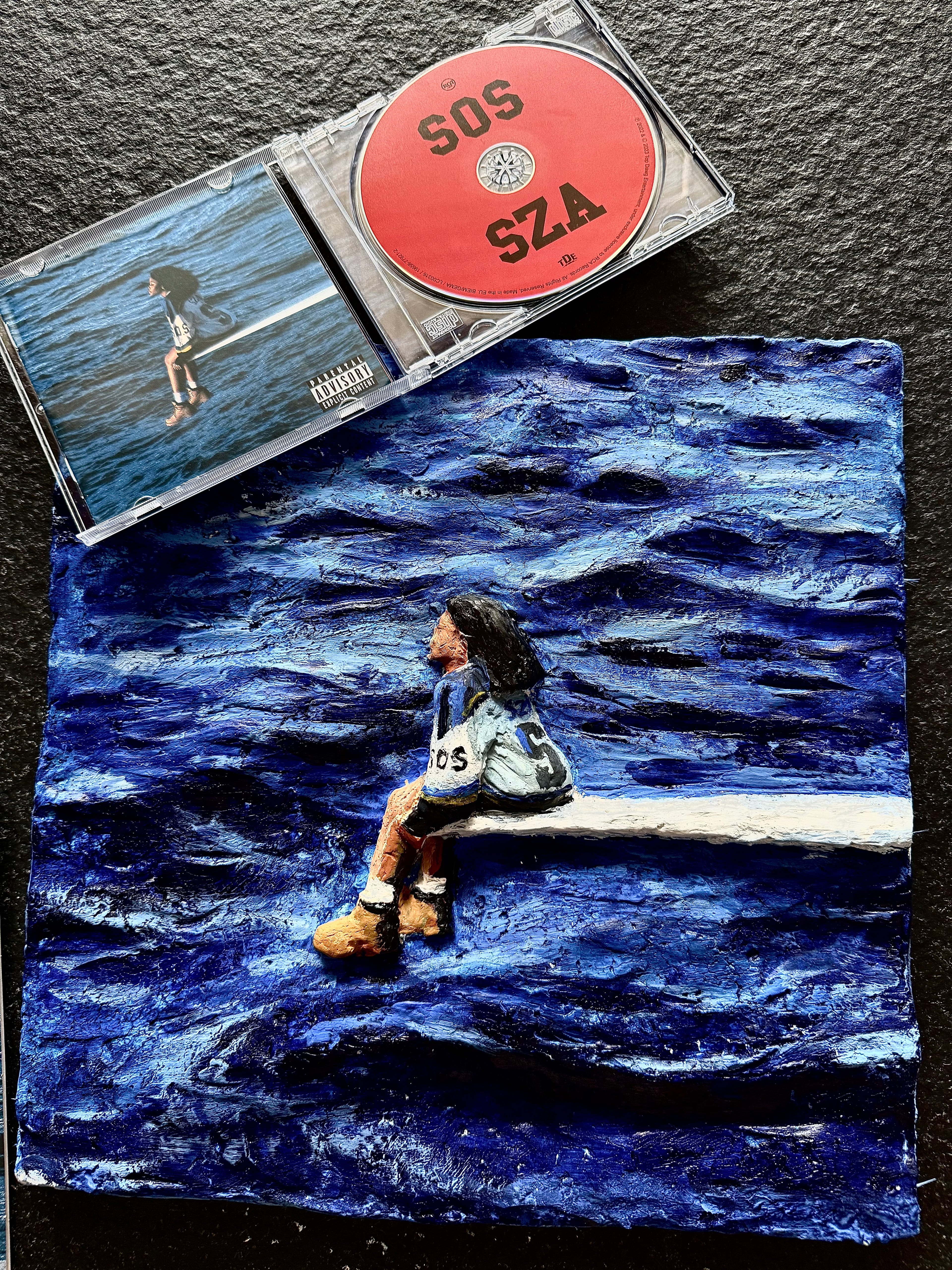 "Deep Ocean Horizon" Maritime Figure Sculpture