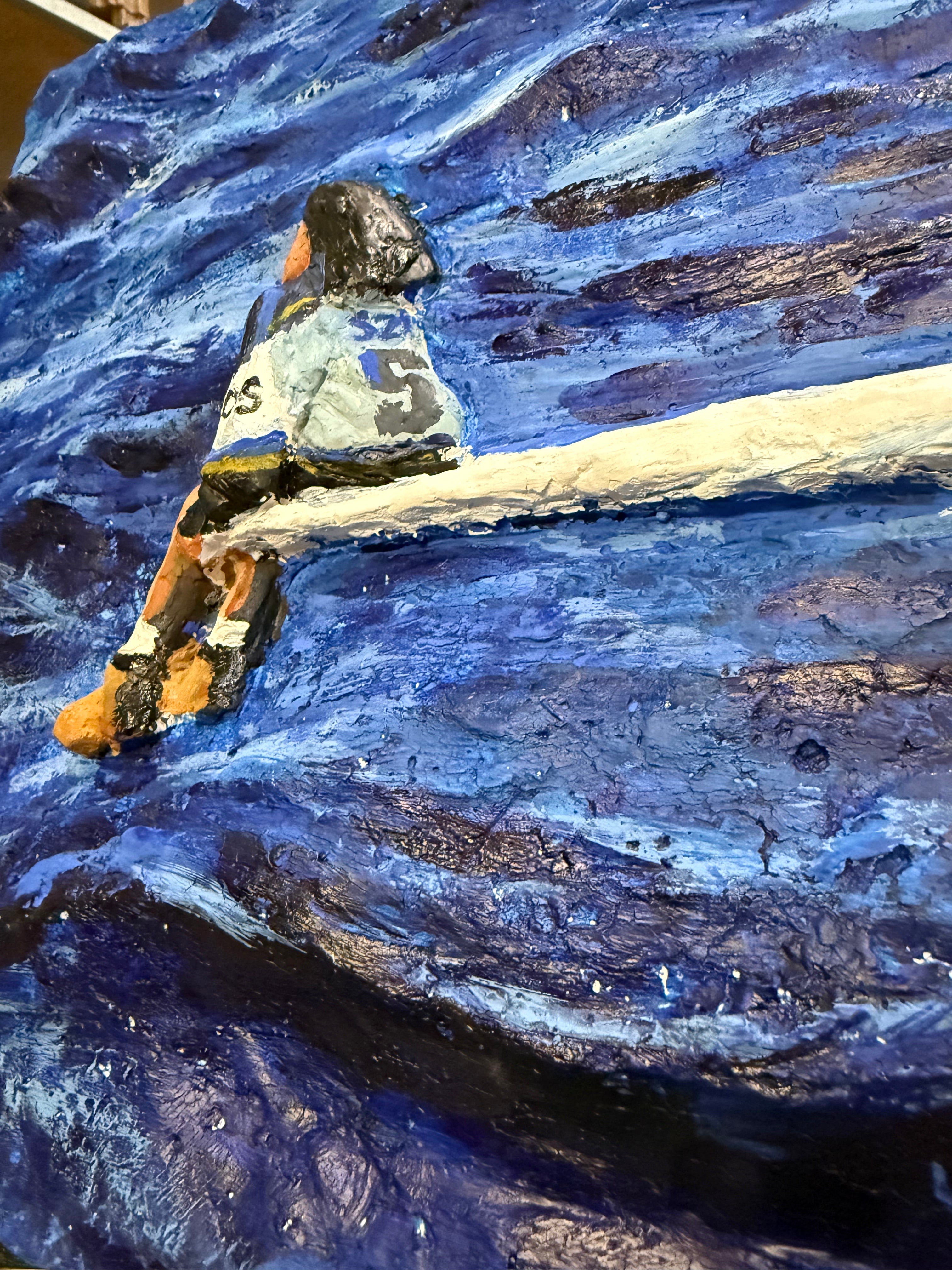 "Deep Ocean Horizon" Maritime Figure Sculpture